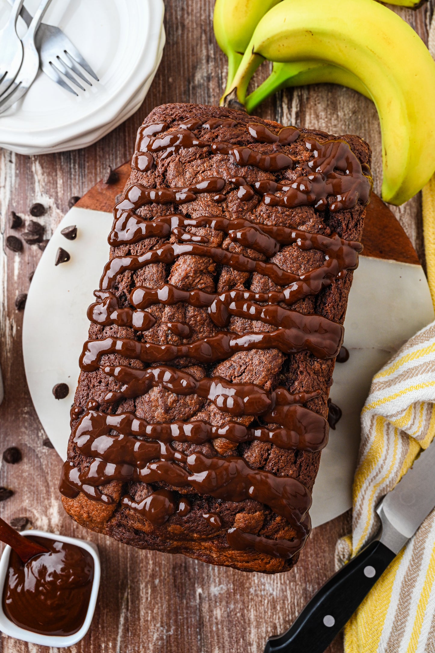 Banana Bread with Chocolate Swirl with Reel Exclusive