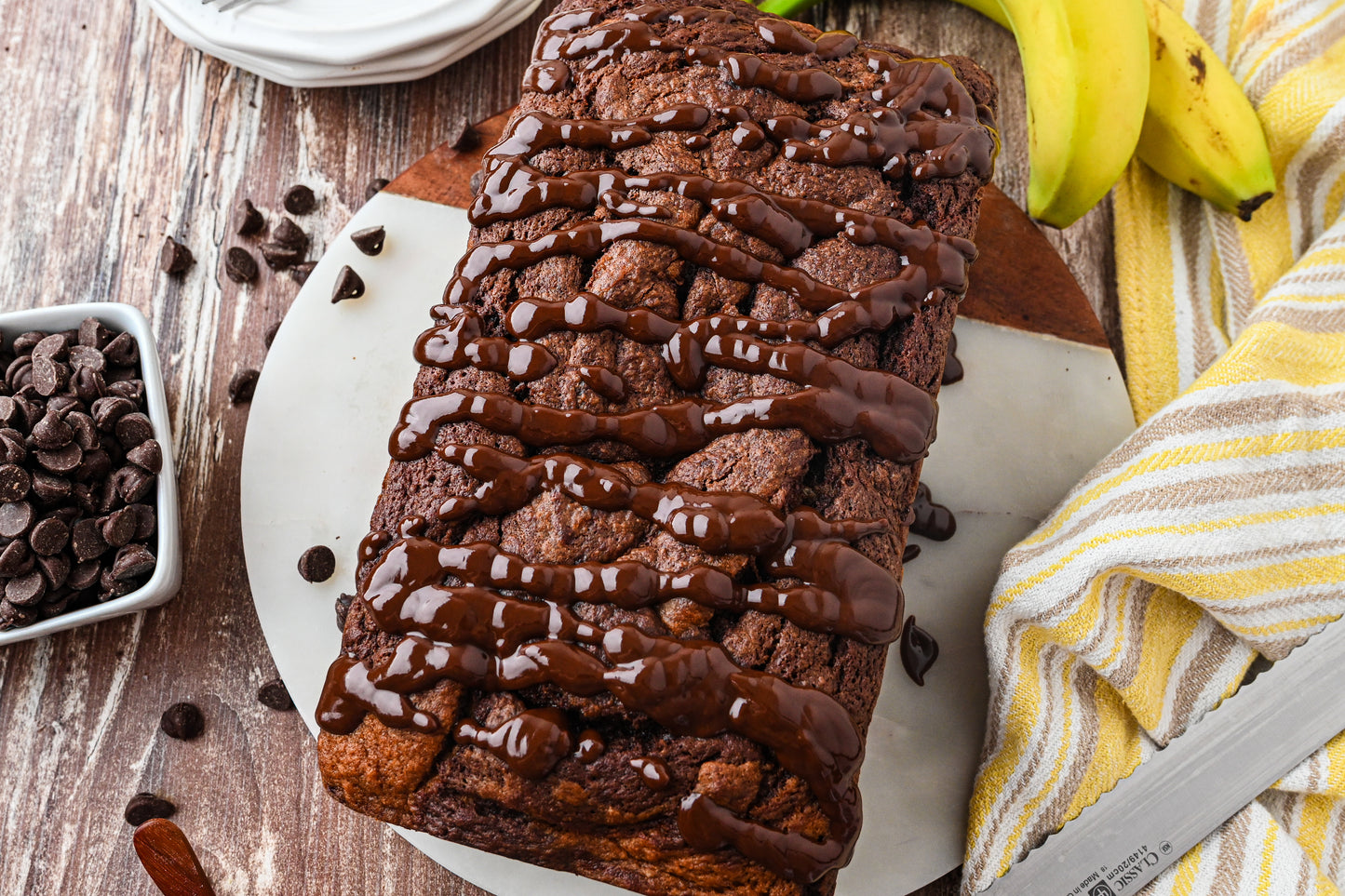 Banana Bread with Chocolate Swirl with Reel Exclusive