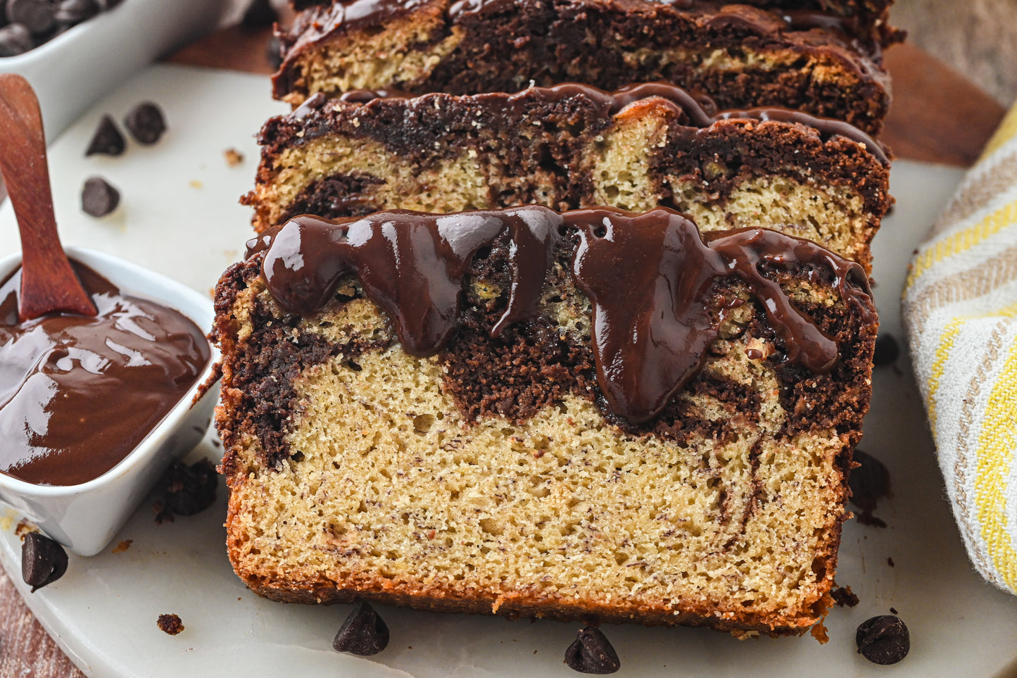 Banana Bread with Chocolate Swirl with Reel Exclusive