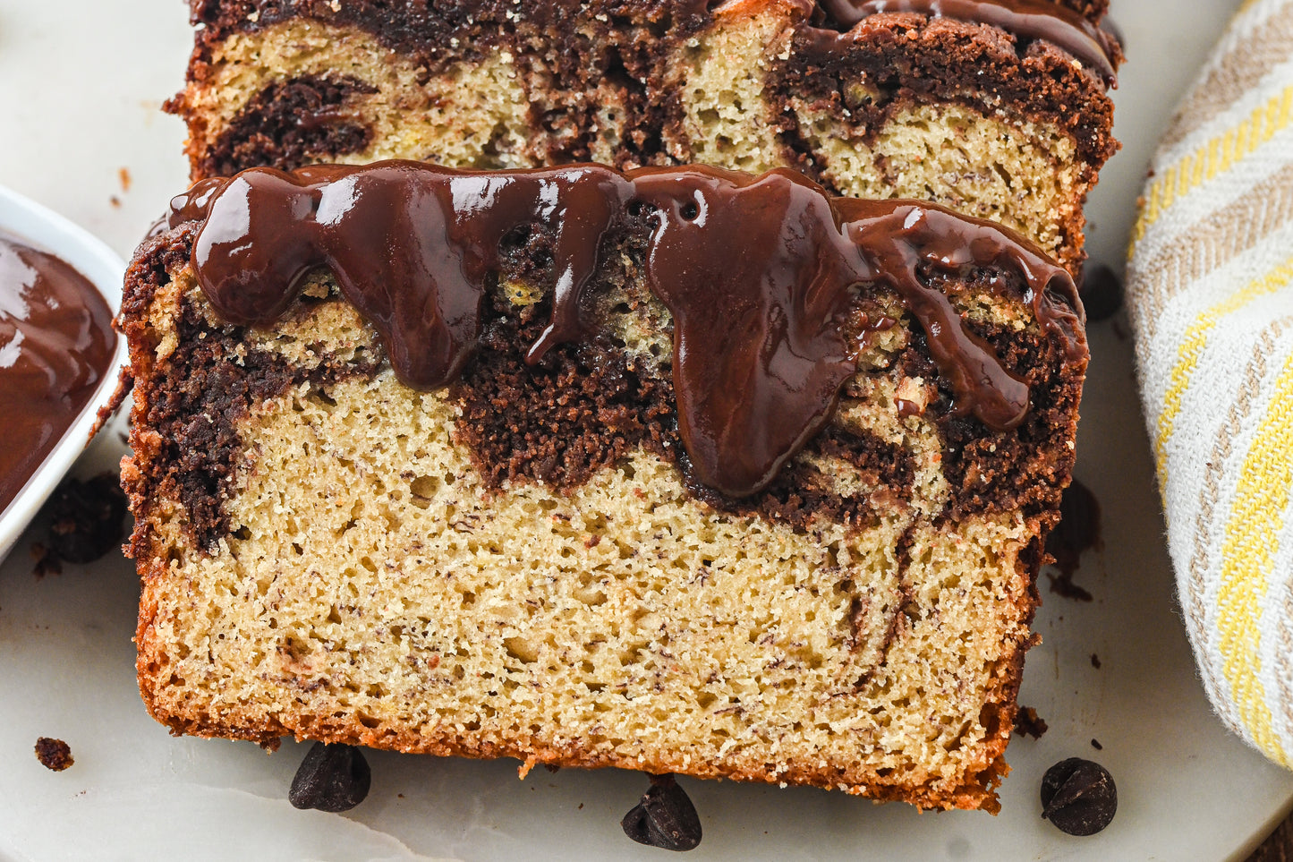 Banana Bread with Chocolate Swirl with Reel Exclusive