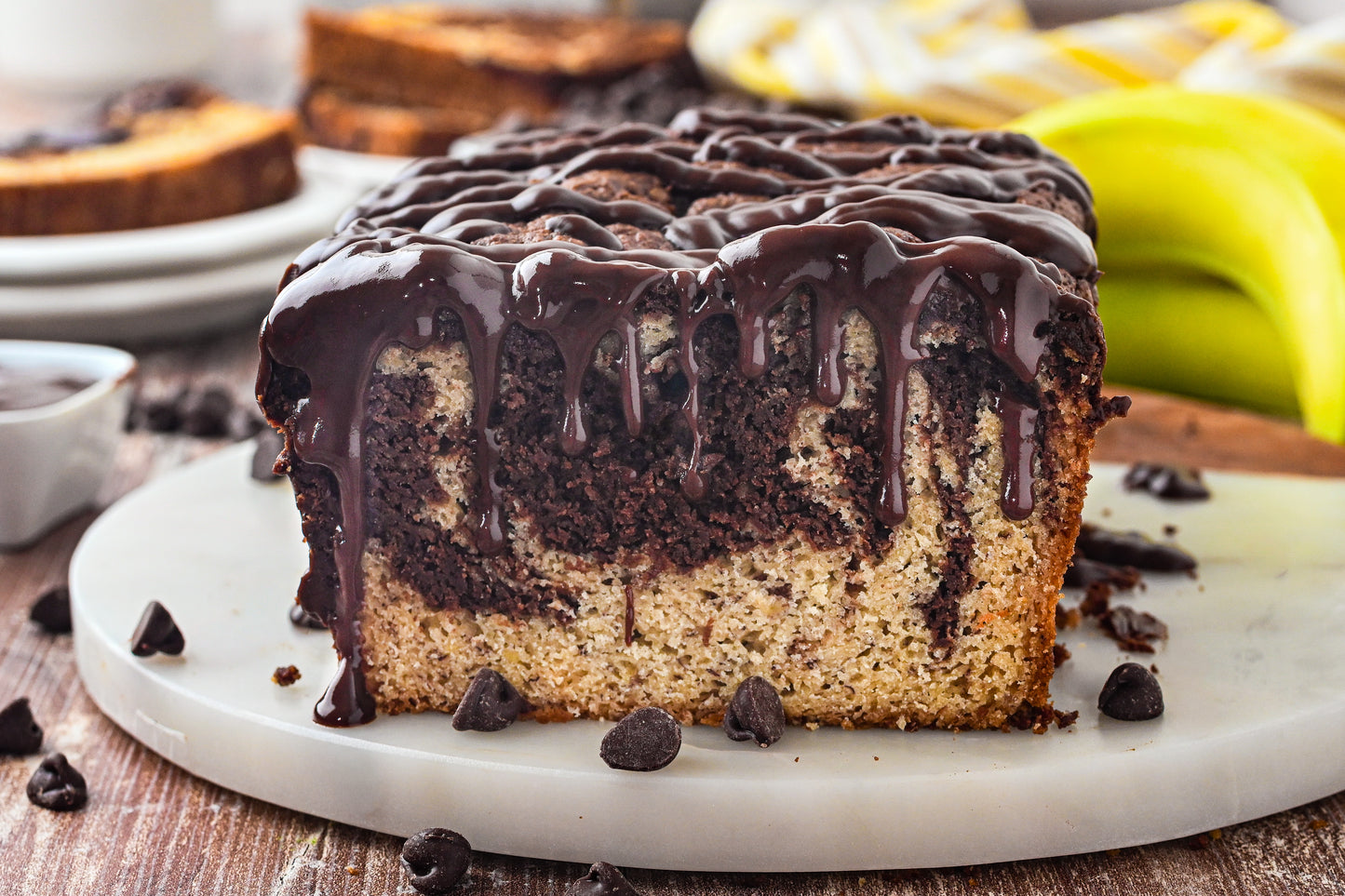 Banana Bread with Chocolate Swirl with Reel Exclusive