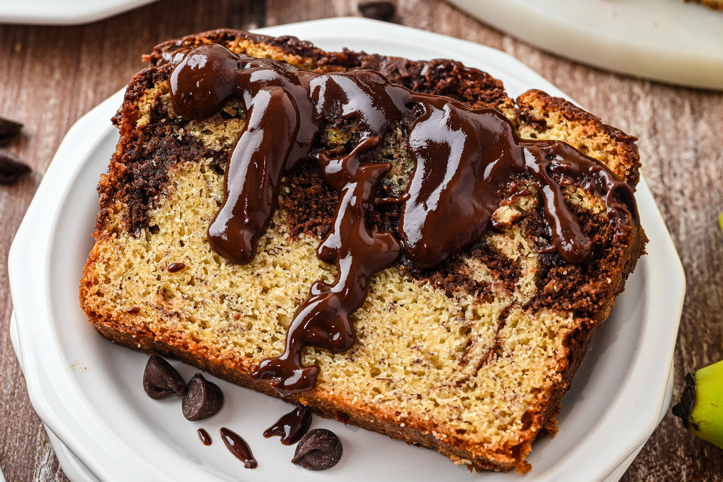 Banana Bread with Chocolate Swirl with Reel Exclusive
