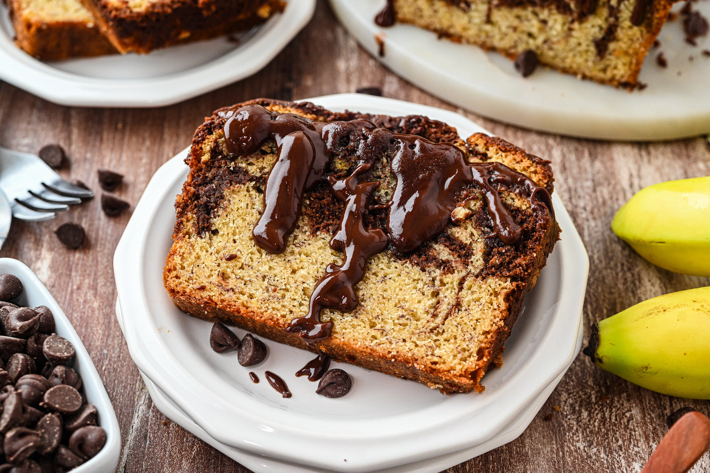 Banana Bread with Chocolate Swirl with Reel Exclusive