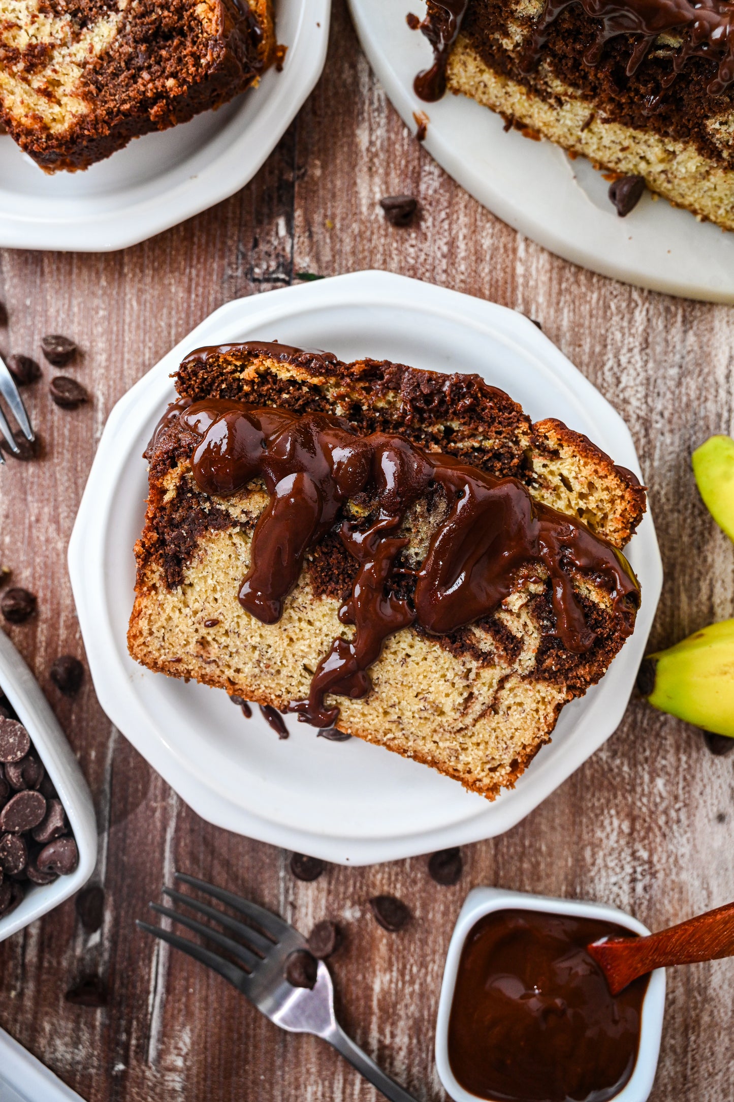 Banana Bread with Chocolate Swirl with Reel Exclusive