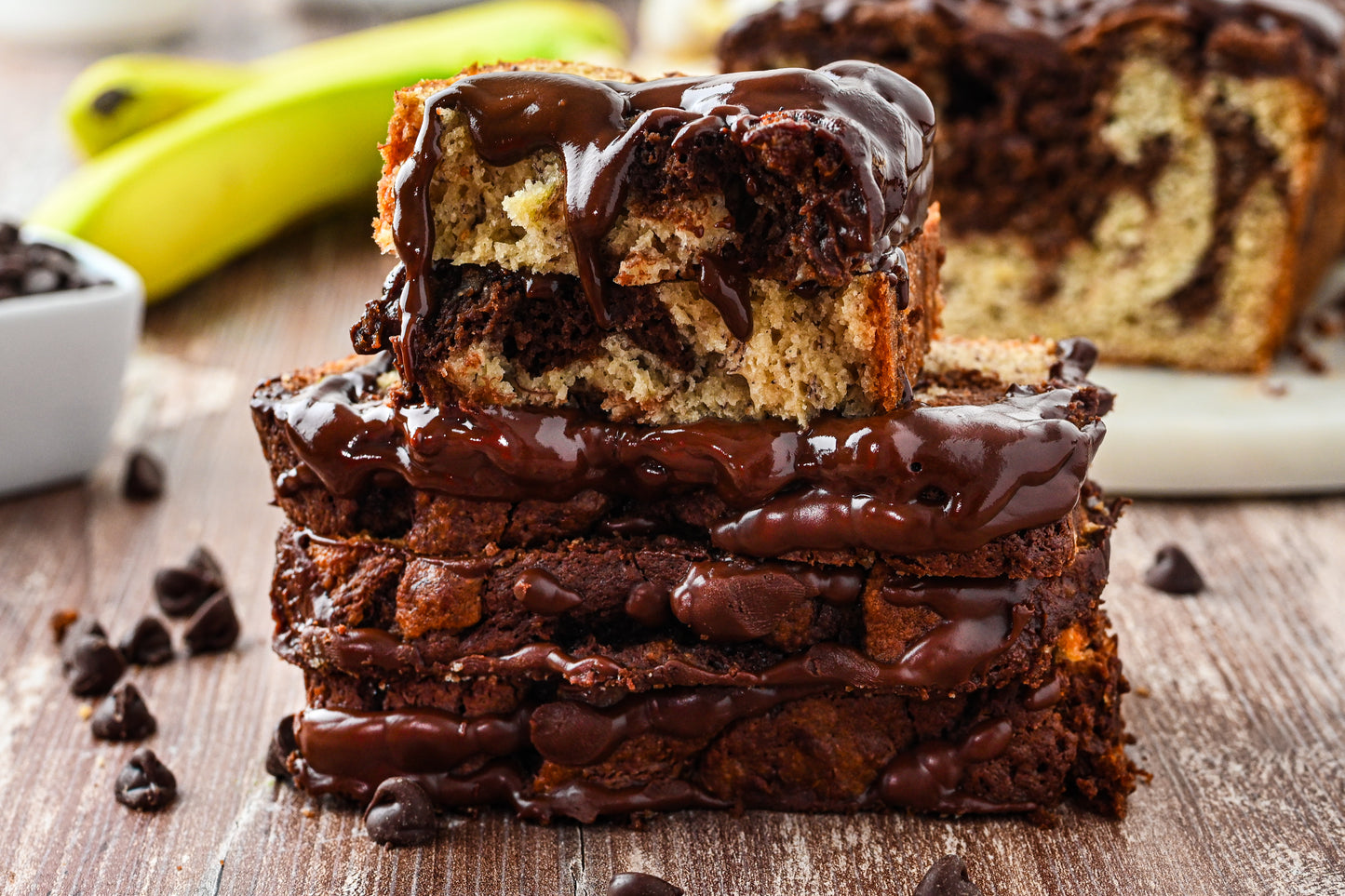 Banana Bread with Chocolate Swirl with Reel Exclusive