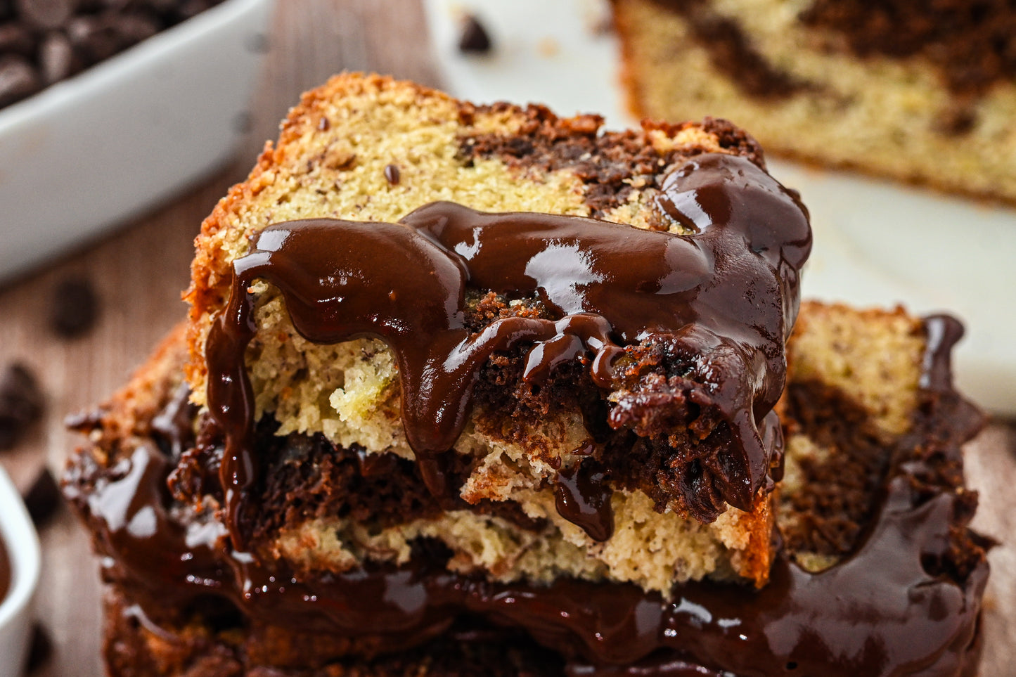 Banana Bread with Chocolate Swirl with Reel Exclusive