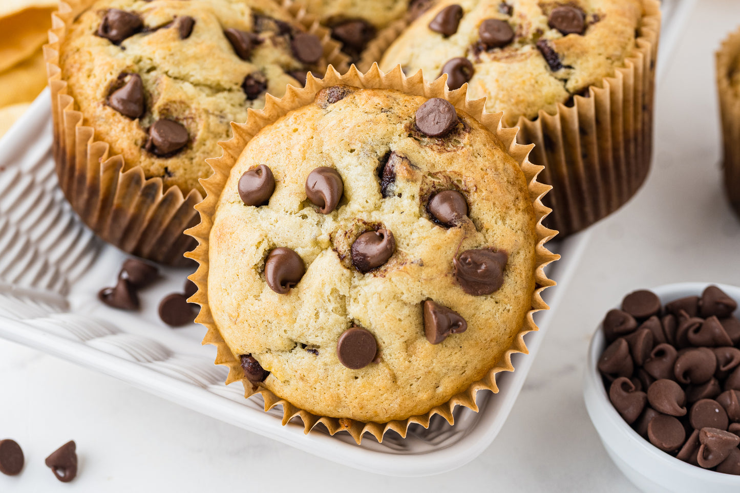 Banana Chocolate Chip Cupcakes with Cream Cheese Frosting Exclusive