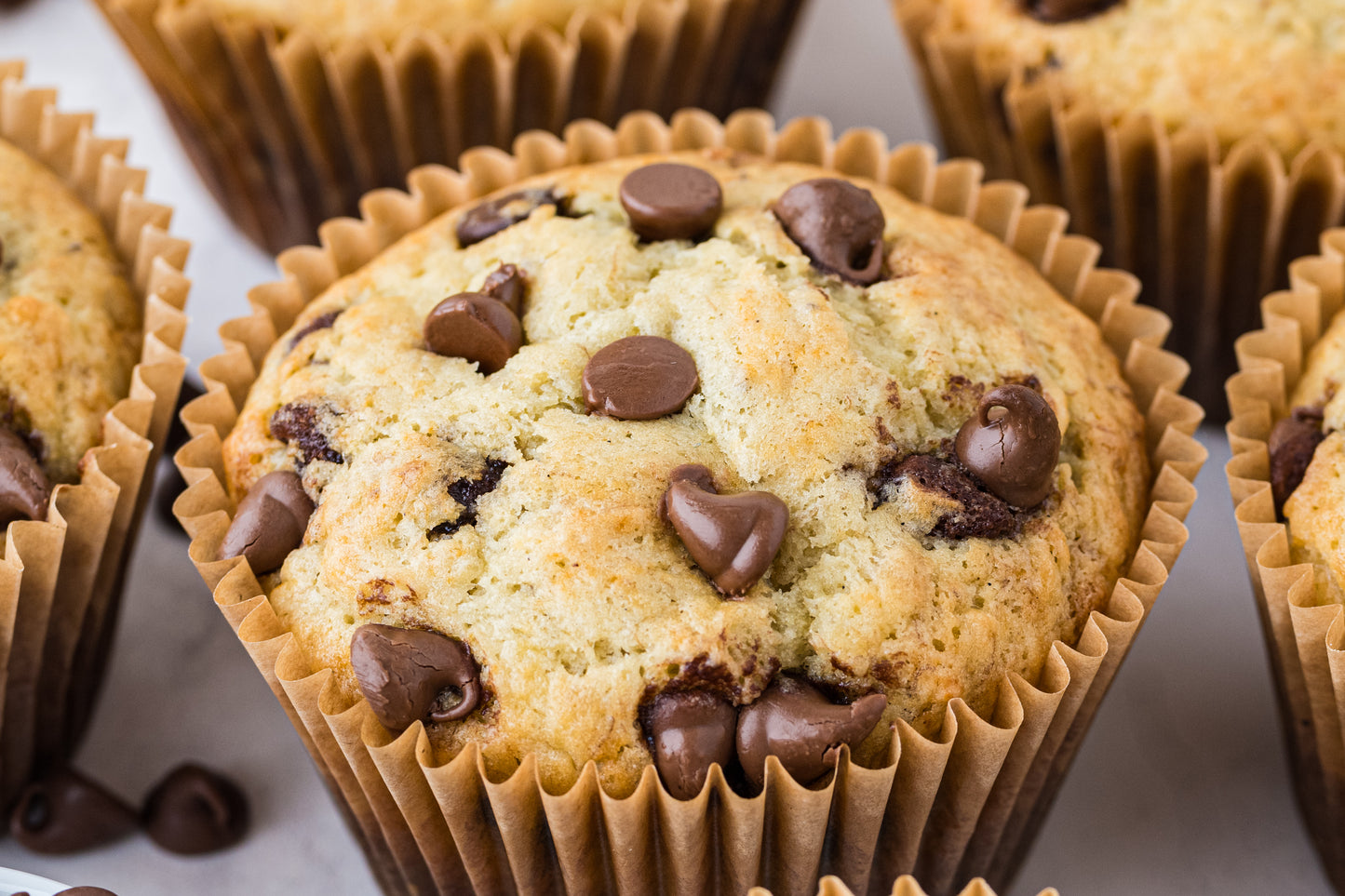 Banana Chocolate Chip Cupcakes with Cream Cheese Frosting Exclusive