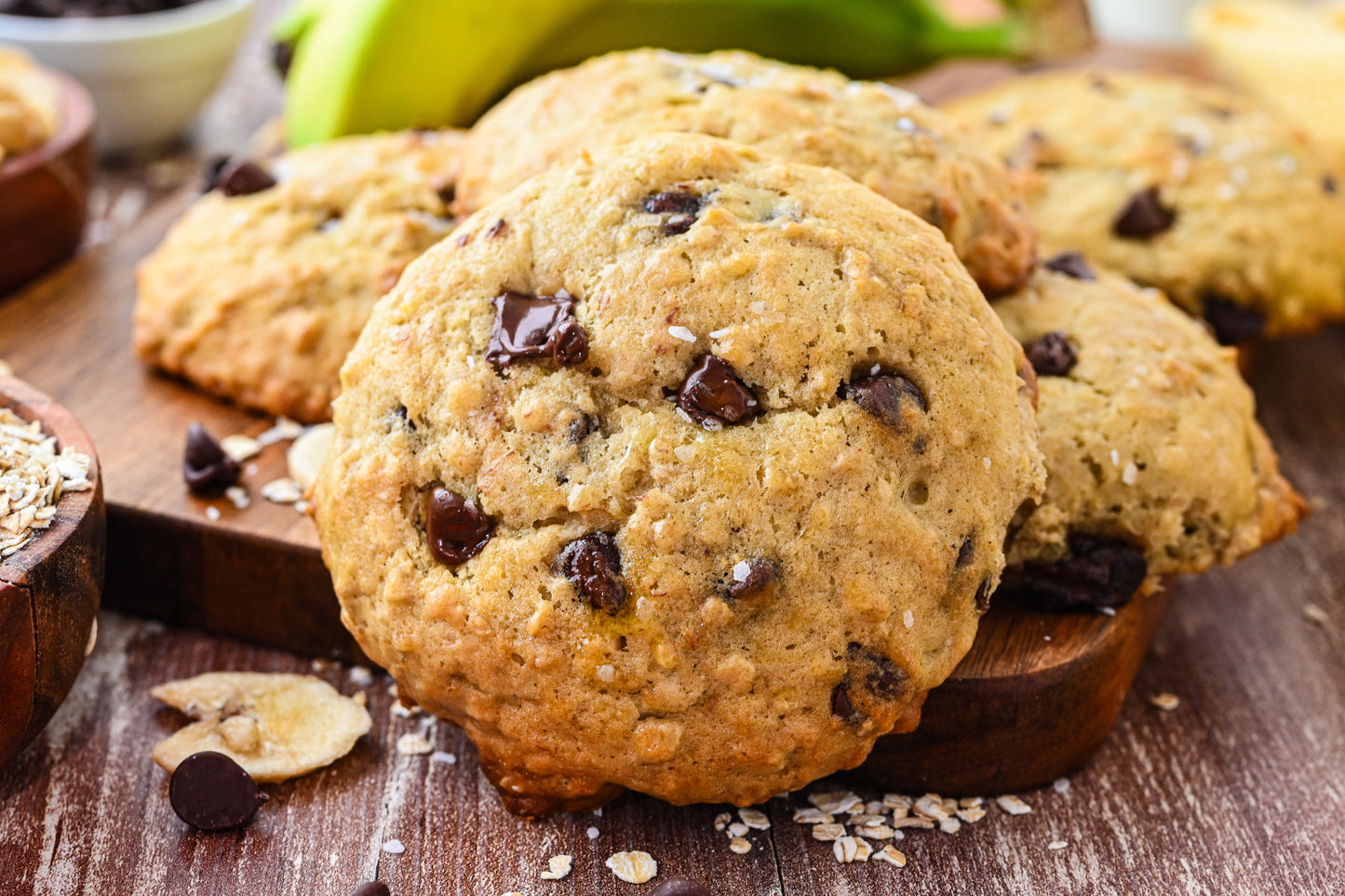 Banana Chocolate Chip Oat Cookies Exclusive