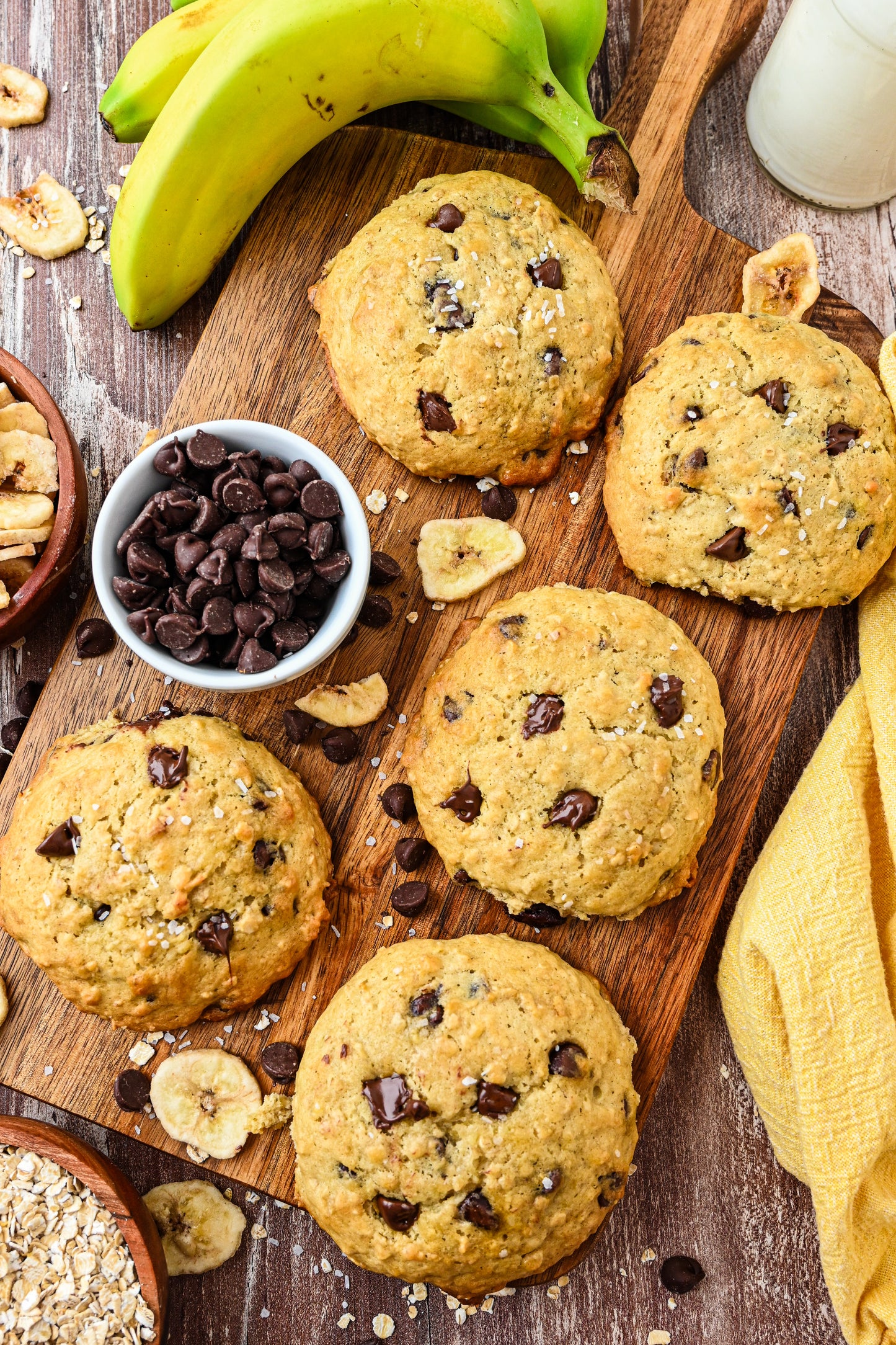 Banana Chocolate Chip Oat Cookies Exclusive