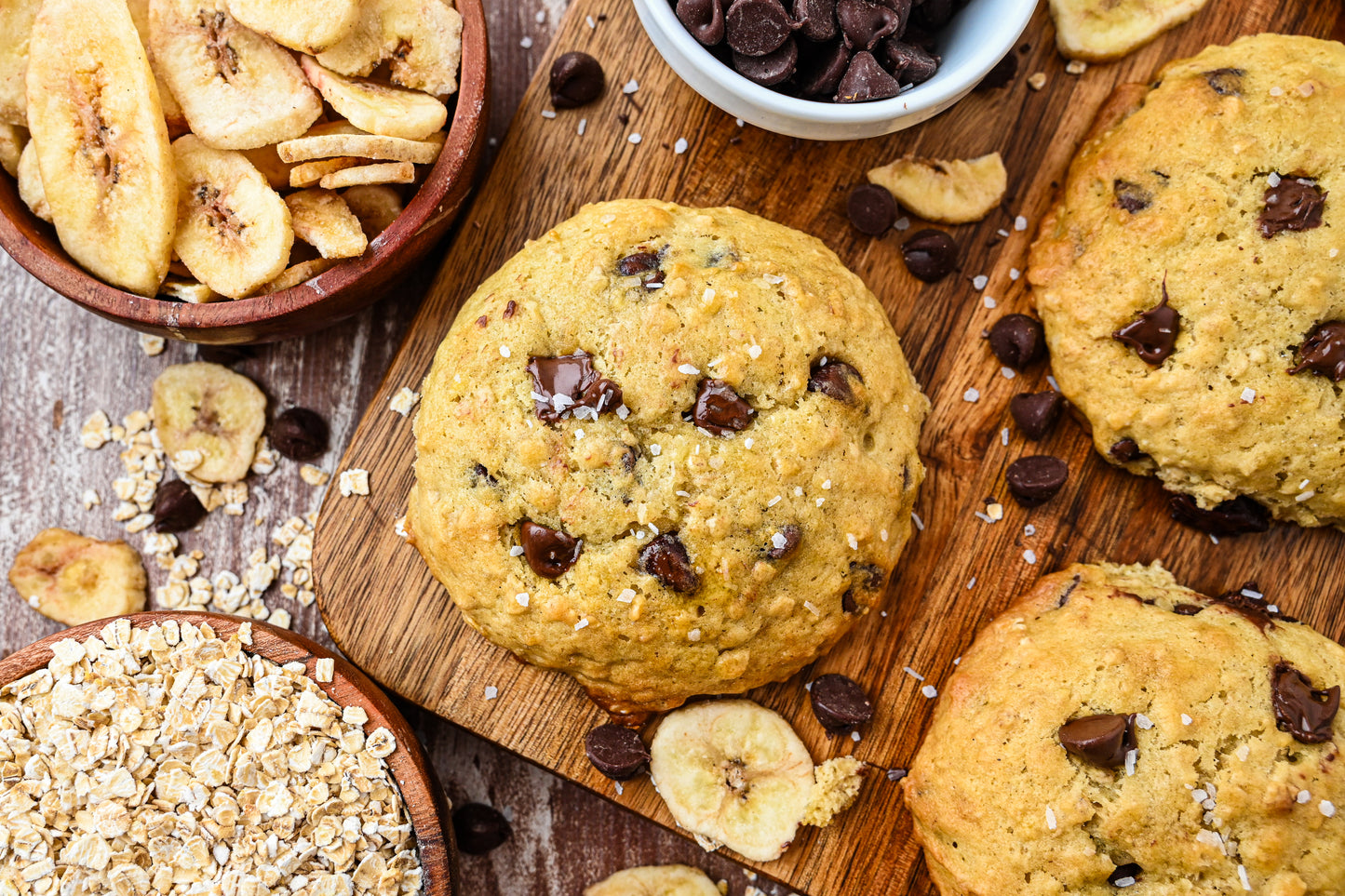 Banana Chocolate Chip Oat Cookies Exclusive