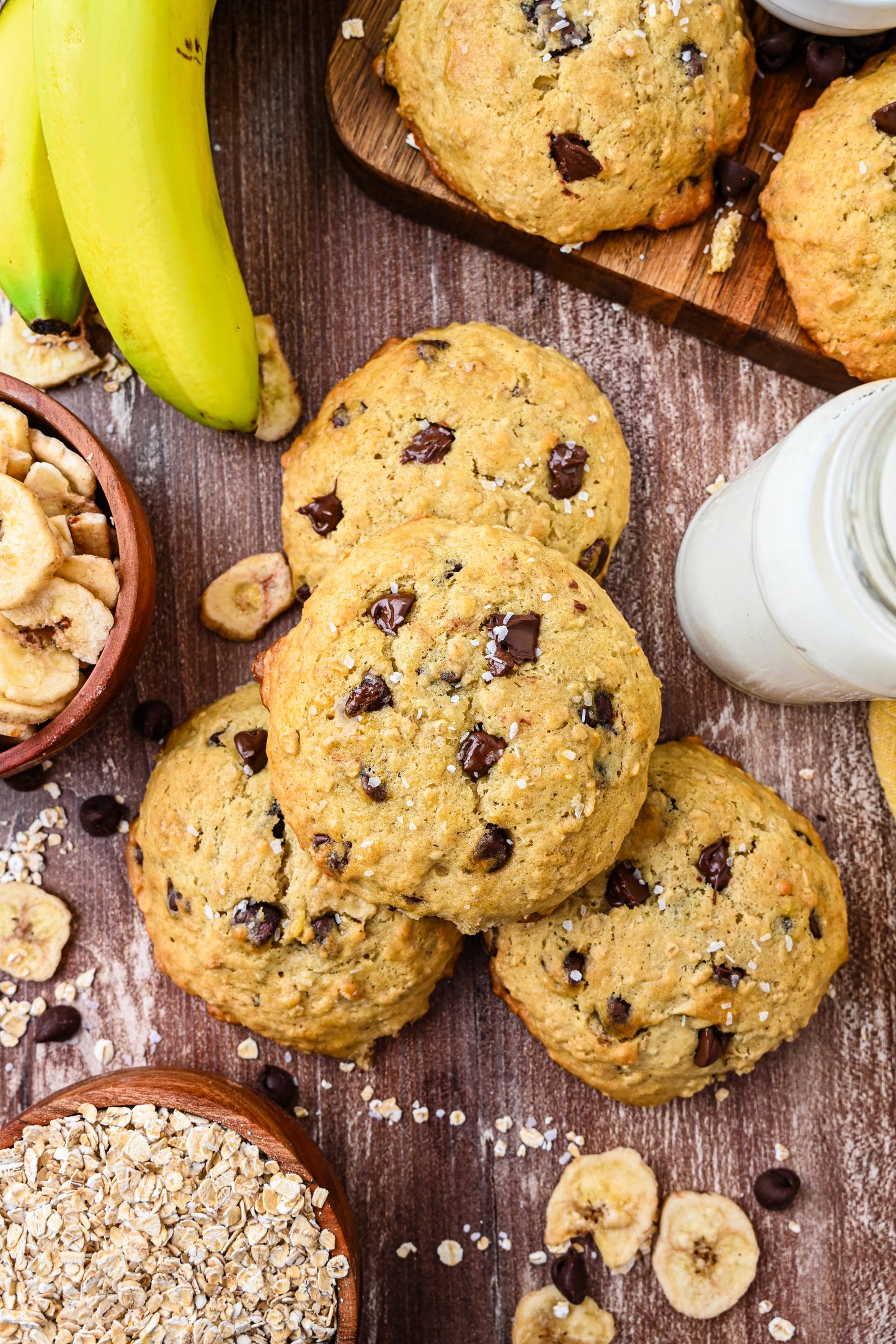 Banana Chocolate Chip Oat Cookies Exclusive