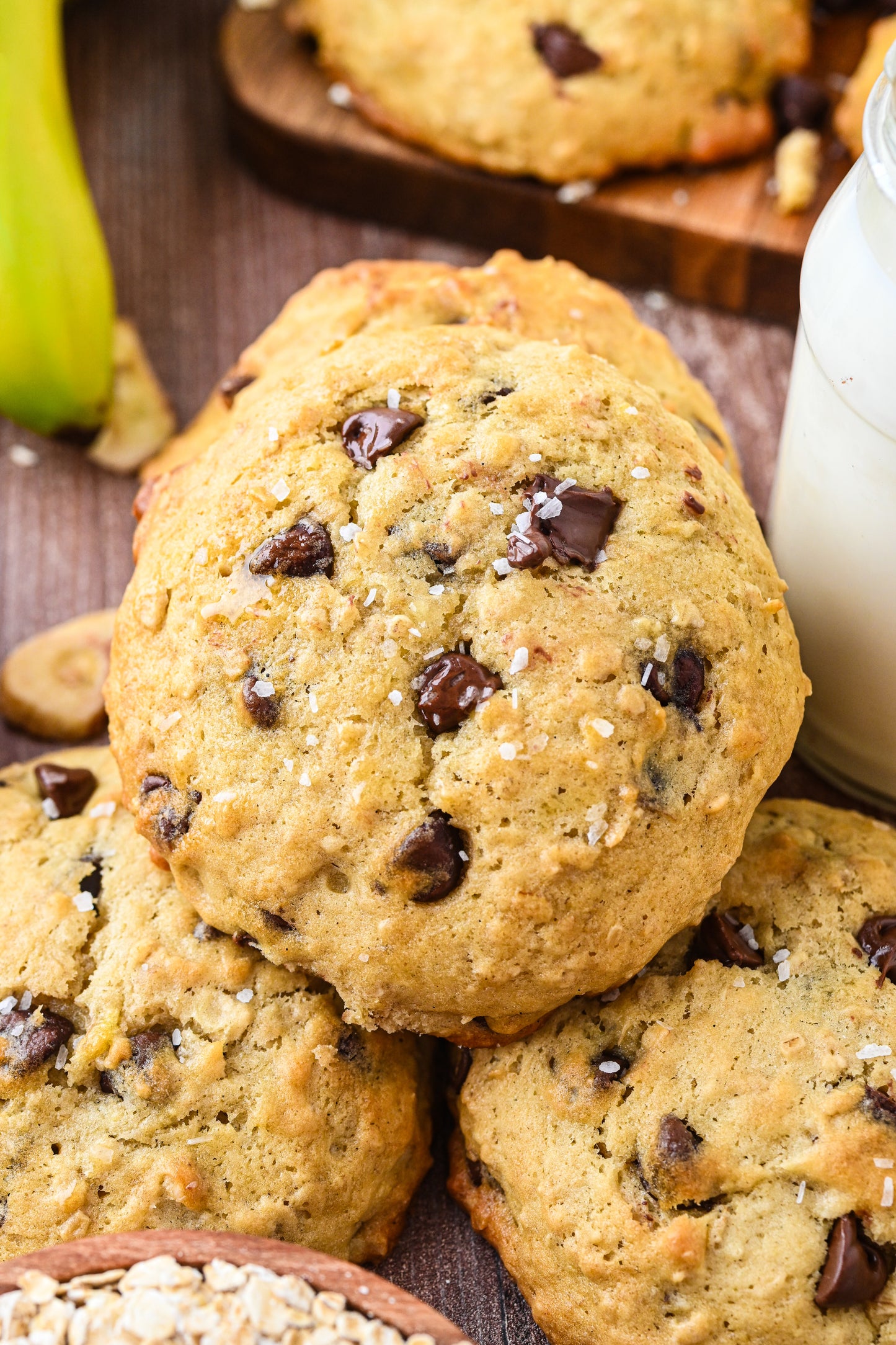 Banana Chocolate Chip Oat Cookies Exclusive
