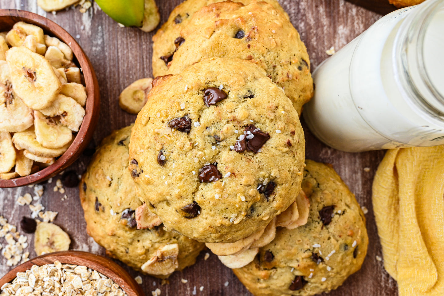 Banana Chocolate Chip Oat Cookies Exclusive