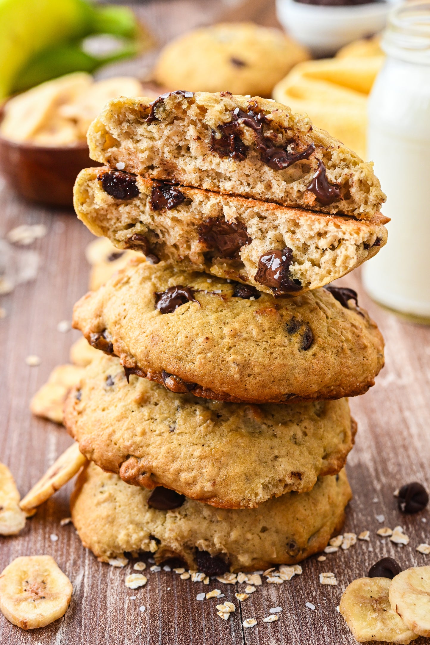 Banana Chocolate Chip Oat Cookies Exclusive