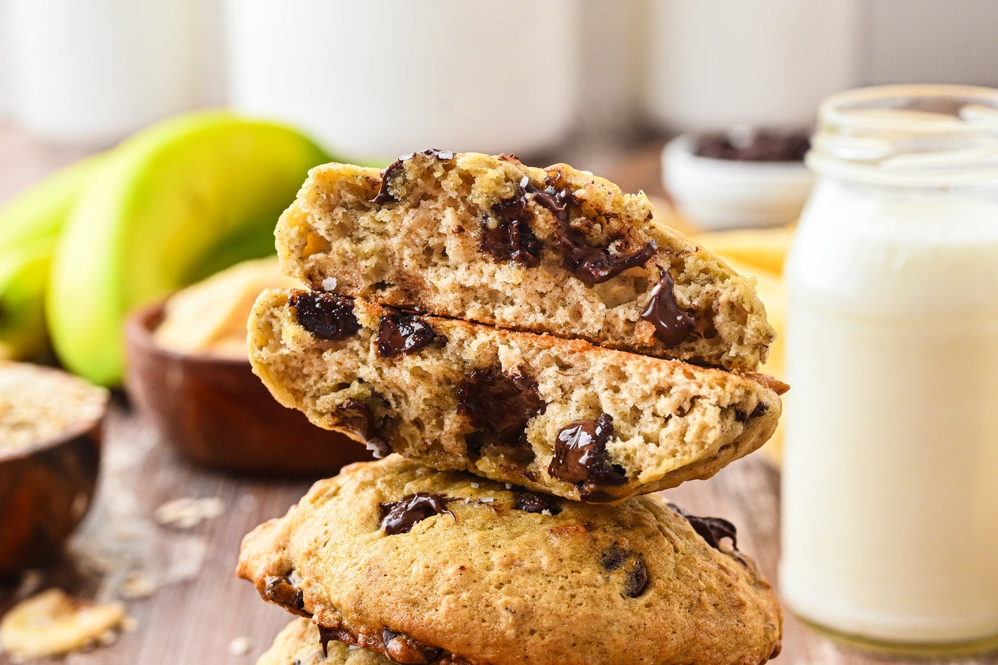 Banana Chocolate Chip Oat Cookies Exclusive