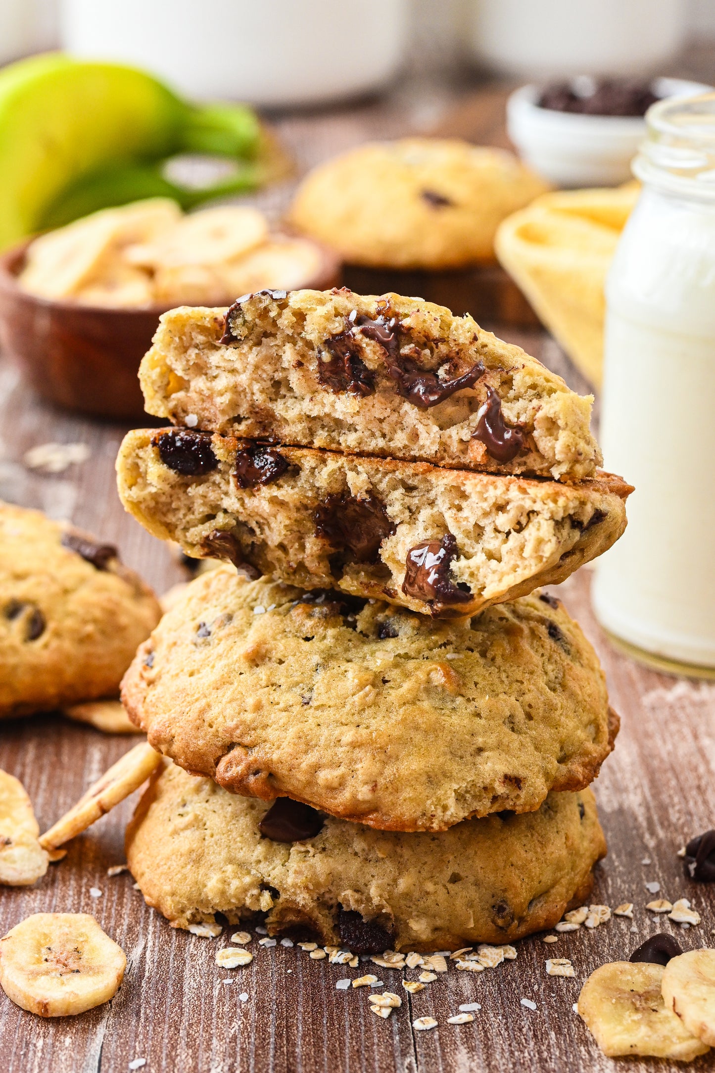 Banana Chocolate Chip Oat Cookies Exclusive