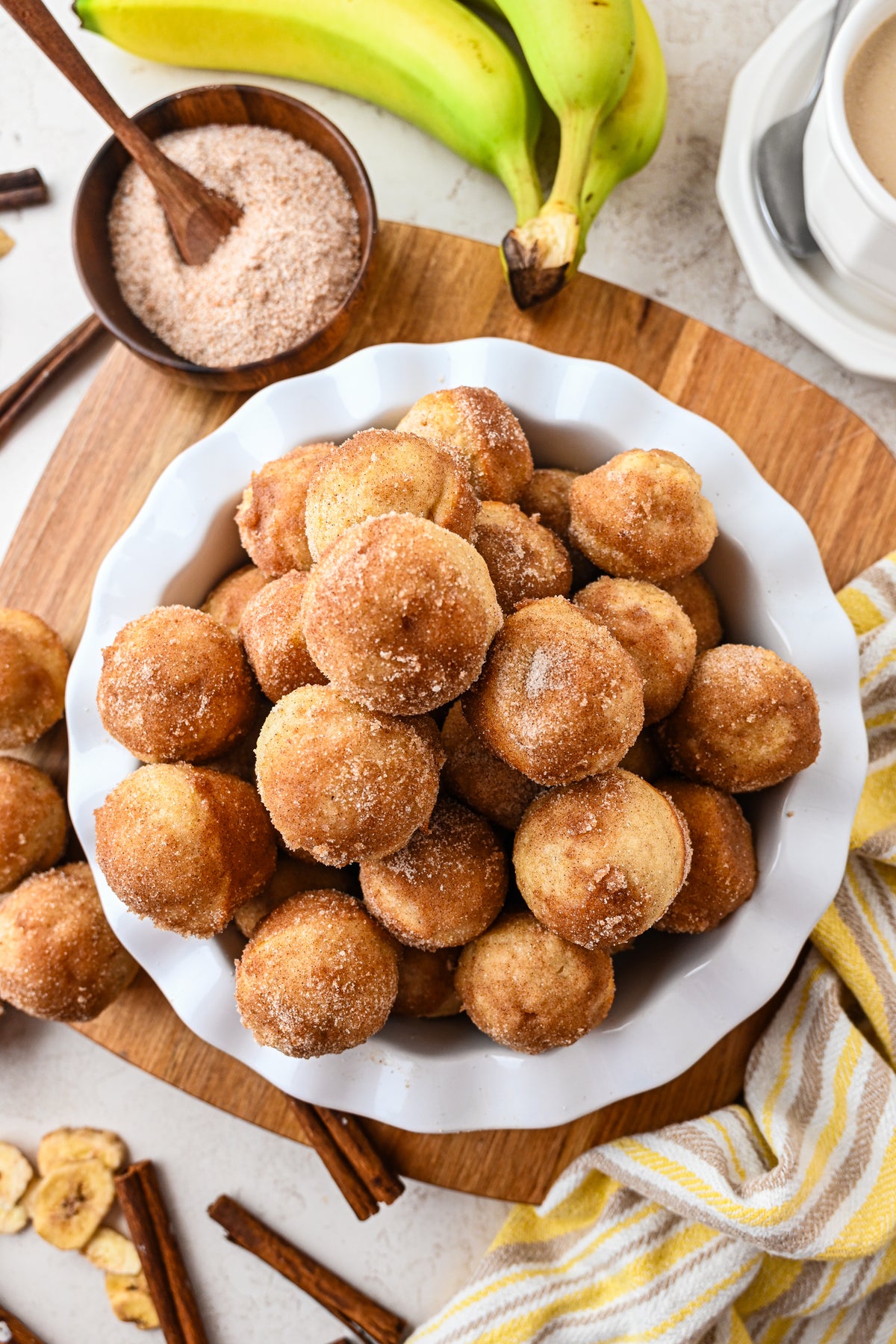 Banana Donut Holes with reel
