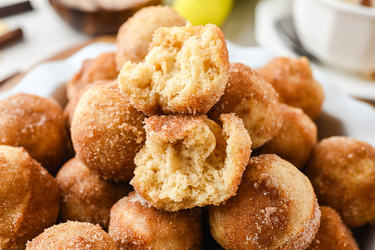 Banana Donut Holes with reel