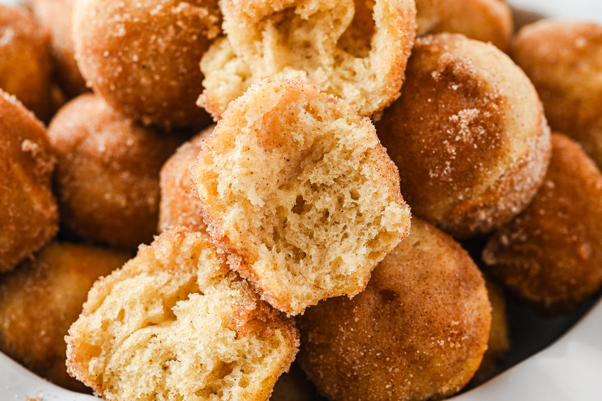 Banana Donut Holes with reel
