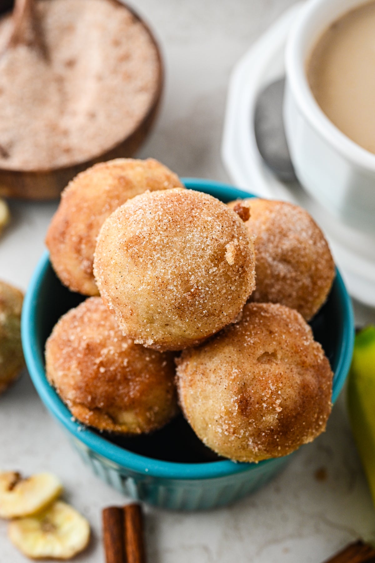 Banana Donut Holes with reel