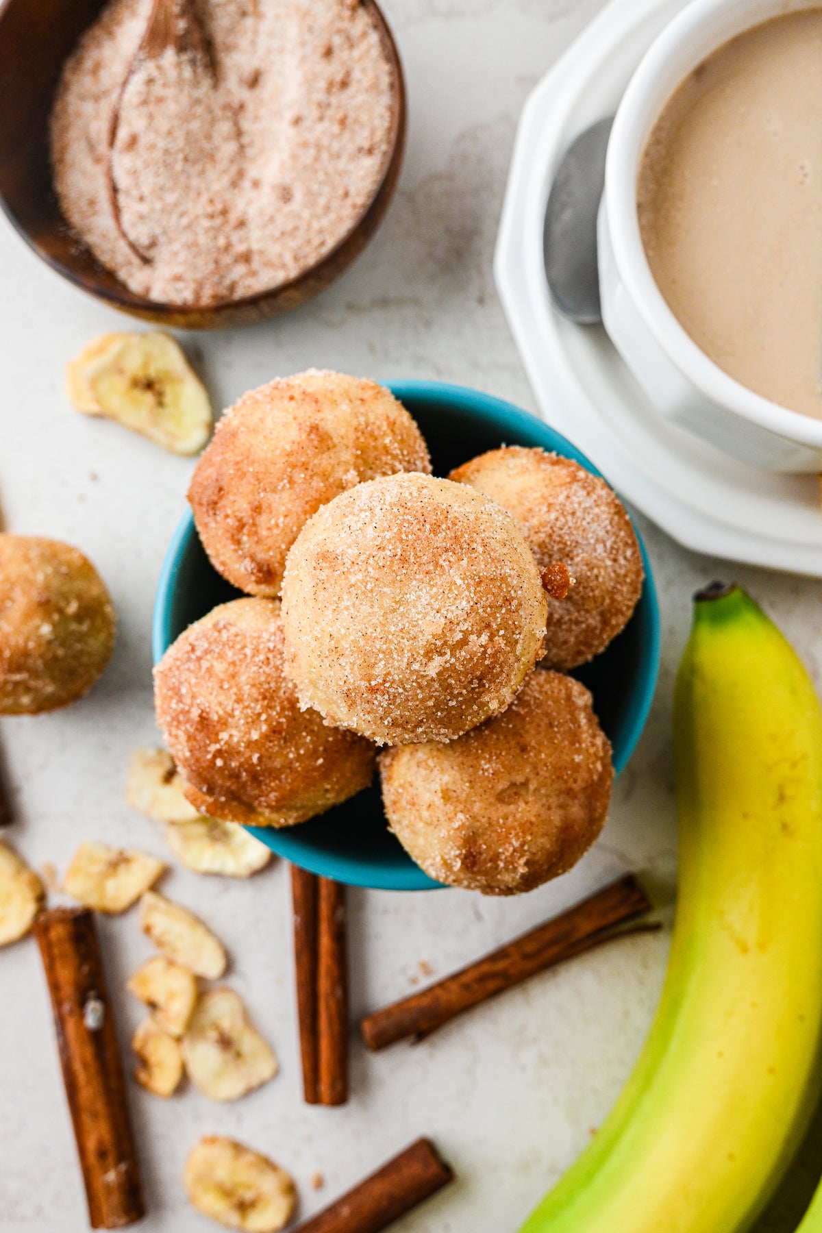 Banana Donut Holes with reel