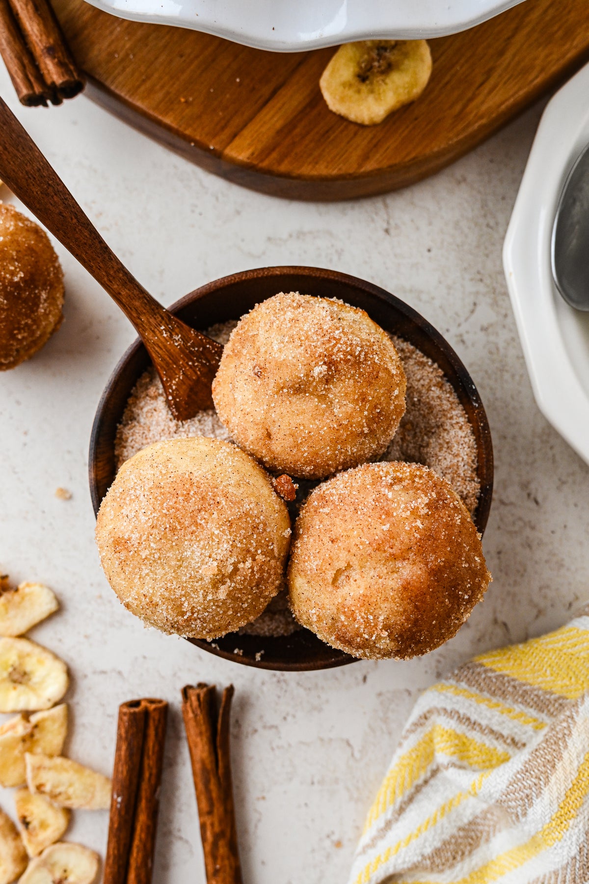 Banana Donut Holes with reel