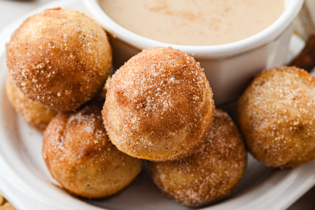 Banana Donut Holes with reel