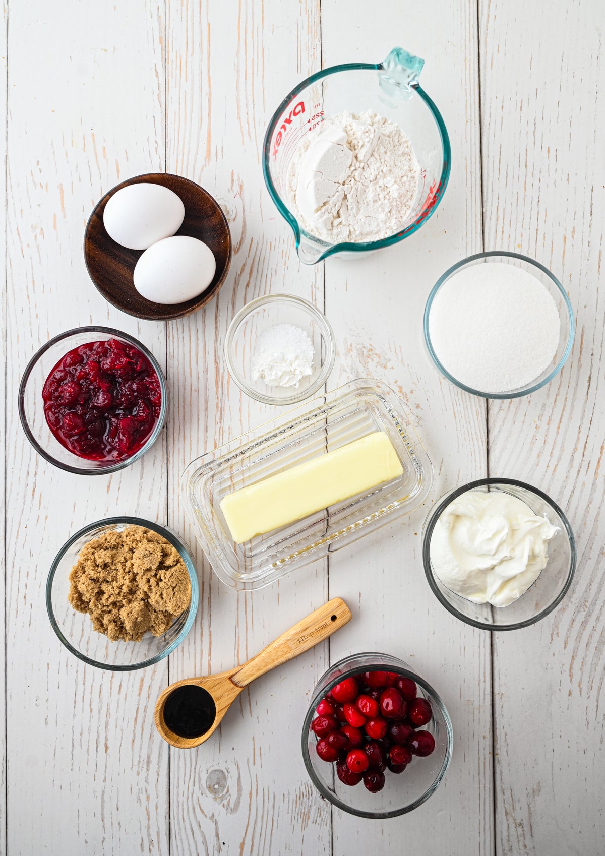 Cranberry Coffee Cake with tutorial and social reels