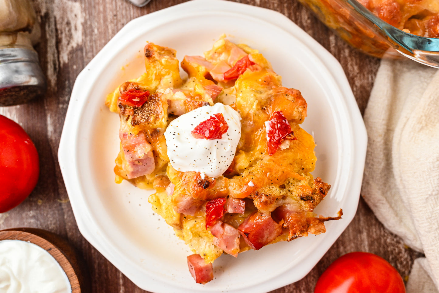 Ham and Cheese Egg Bake Exclusive