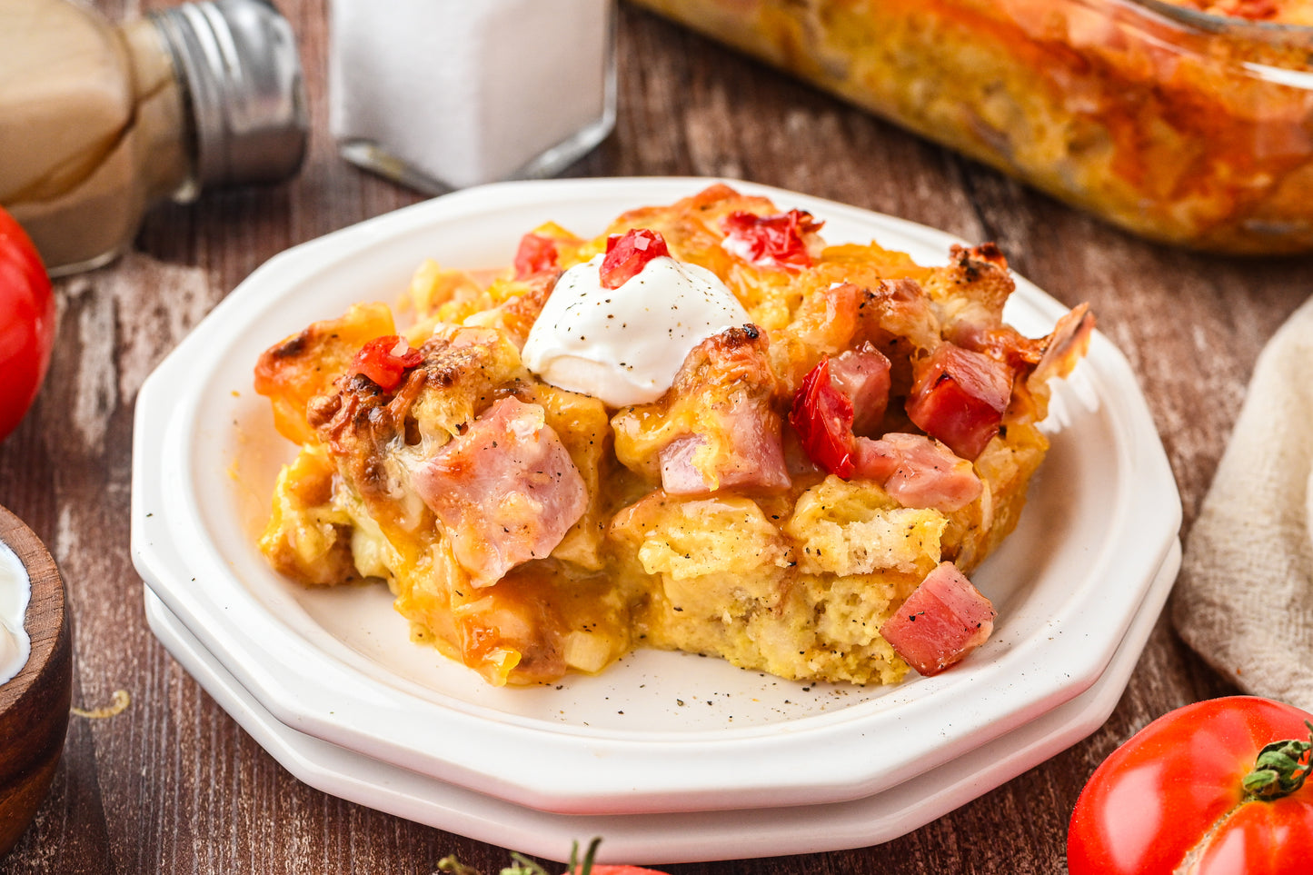 Ham and Cheese Egg Bake Exclusive