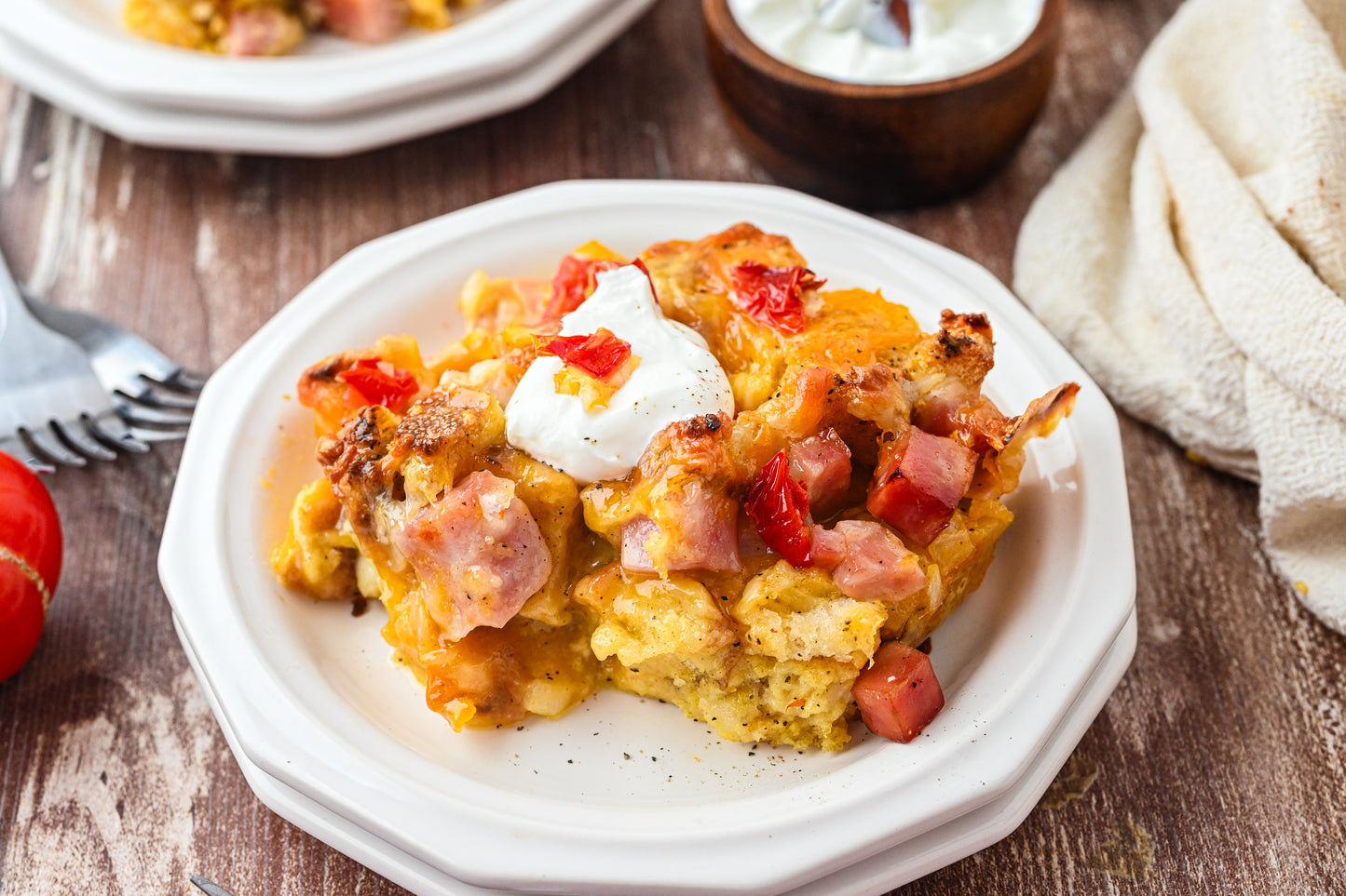 Ham and Cheese Egg Bake Exclusive