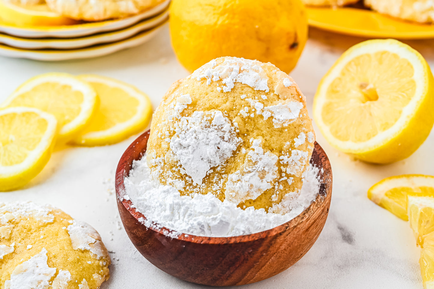 Lemon Crinkle Cookies Exclusive