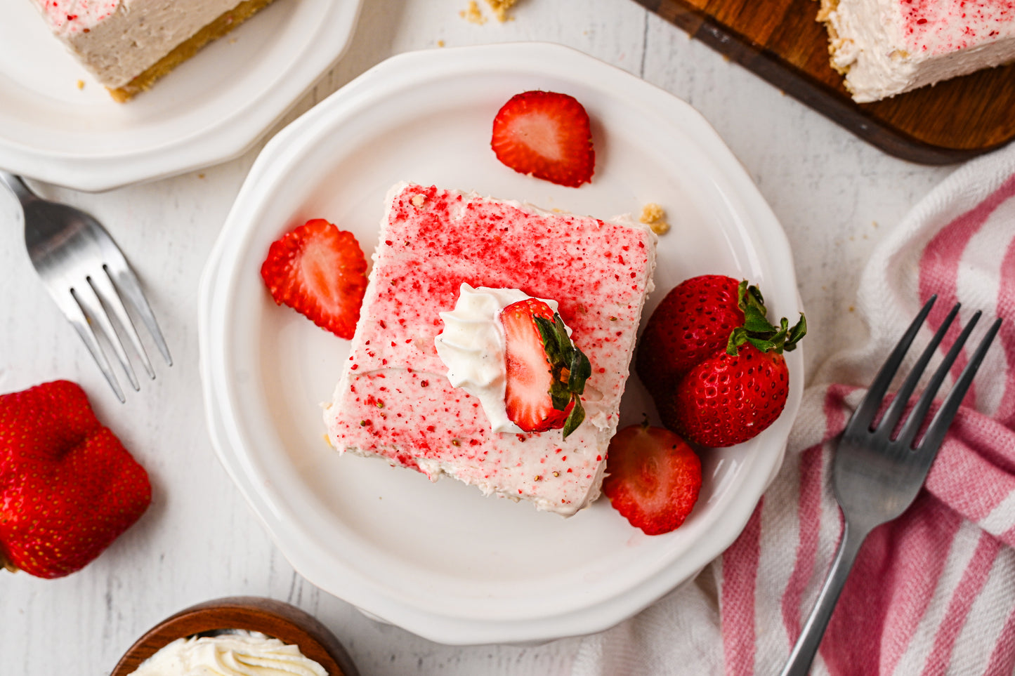 No Bake Strawberry Cheesecake Exclusive