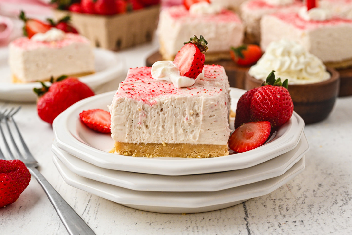 No Bake Strawberry Cheesecake Exclusive