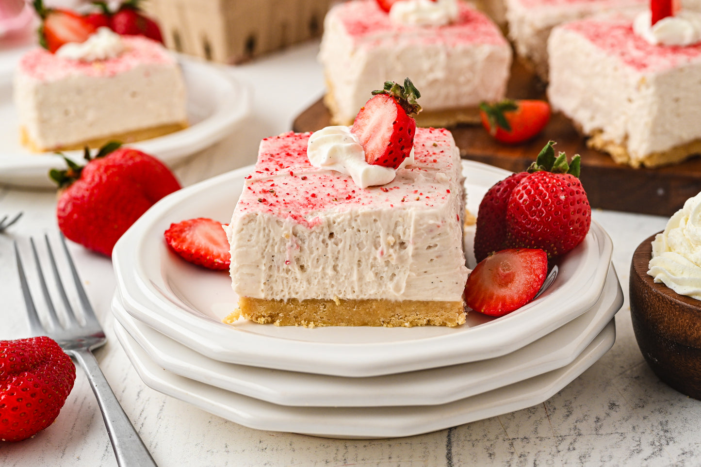 No Bake Strawberry Cheesecake Exclusive