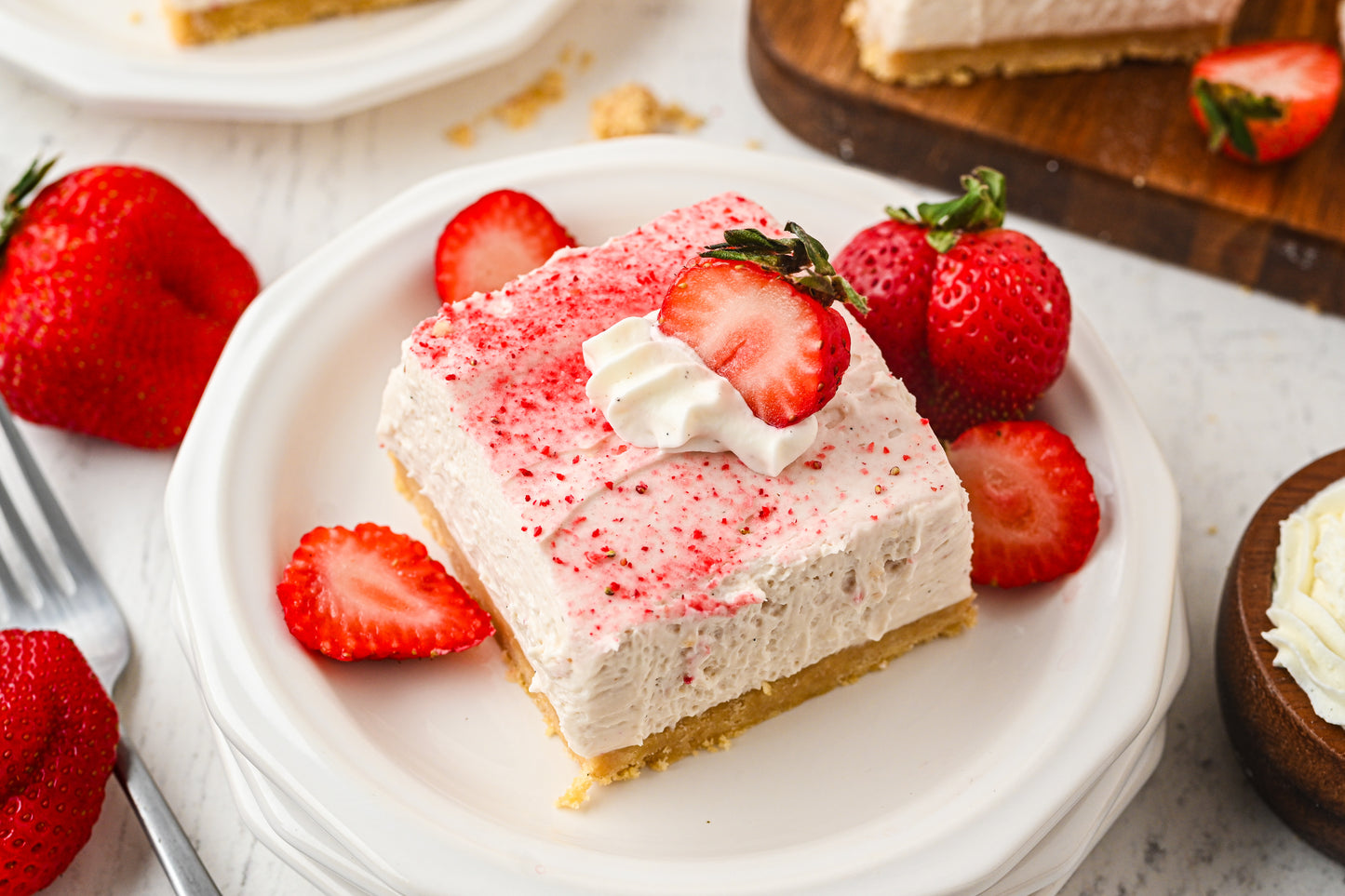 No Bake Strawberry Cheesecake Exclusive