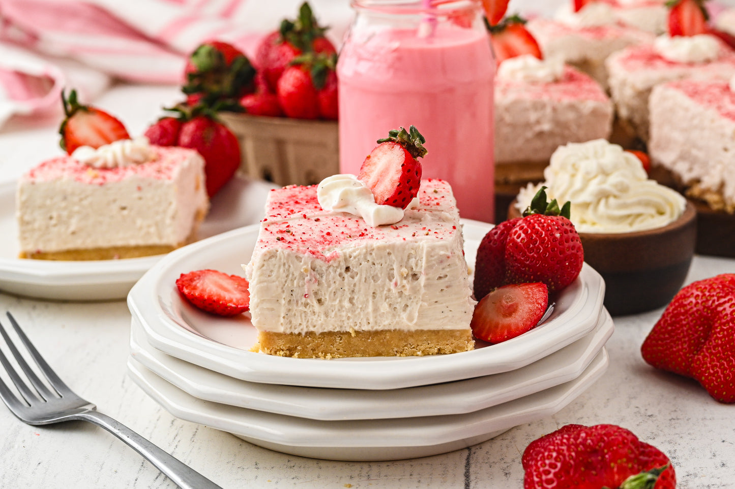 No Bake Strawberry Cheesecake Exclusive