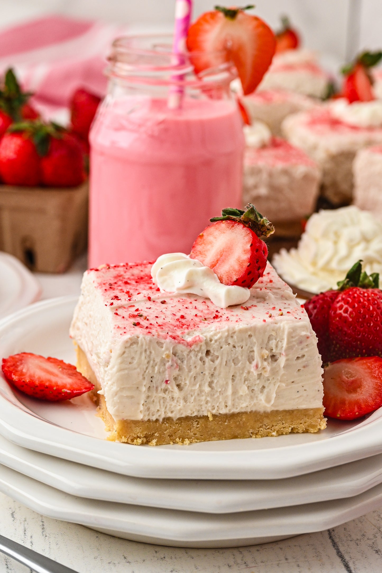 No Bake Strawberry Cheesecake Exclusive