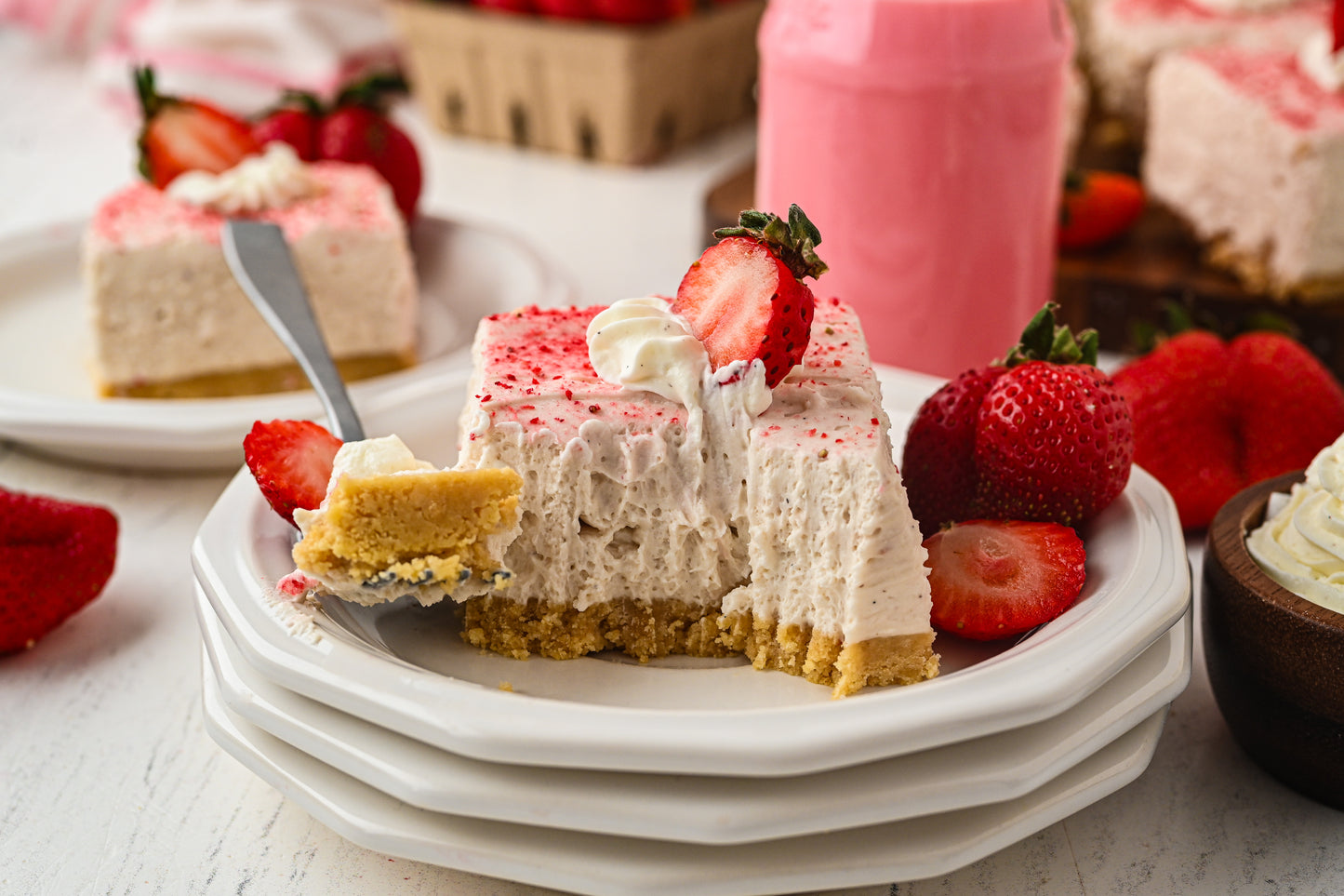 No Bake Strawberry Cheesecake Exclusive