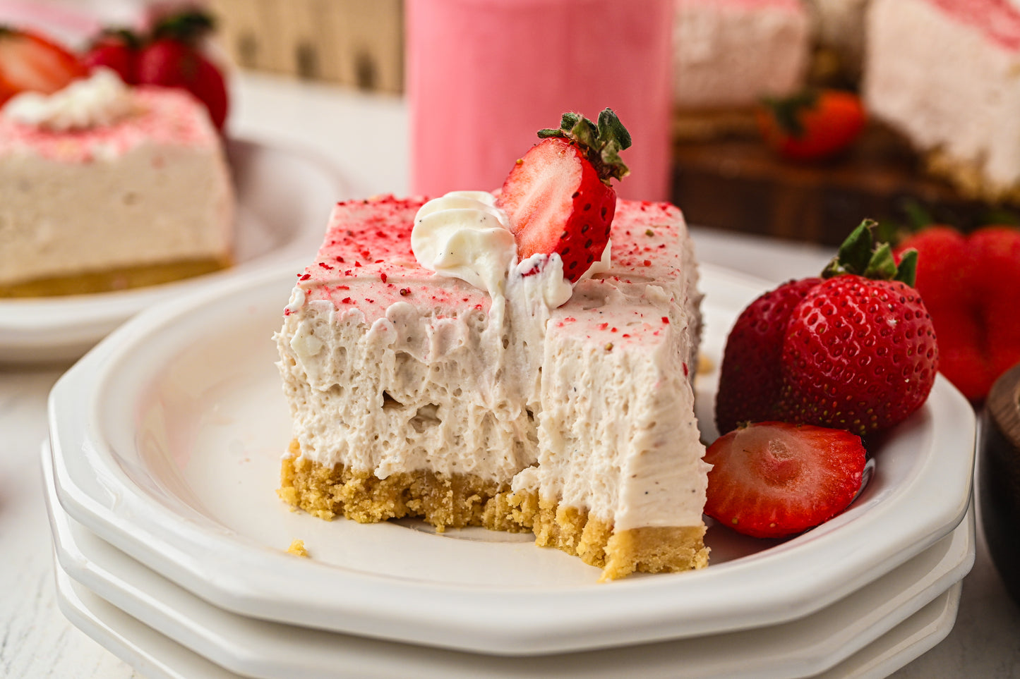 No Bake Strawberry Cheesecake Exclusive