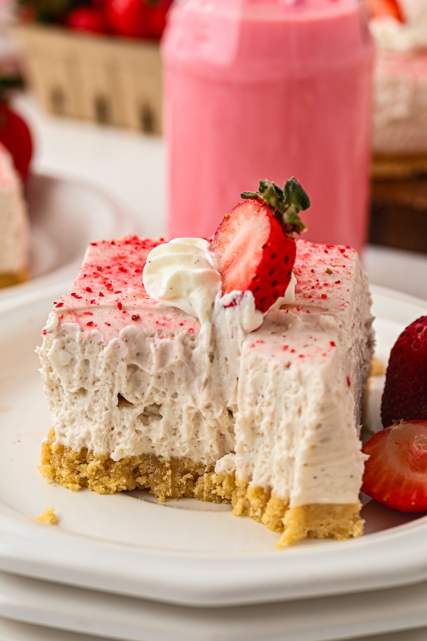 No Bake Strawberry Cheesecake Exclusive