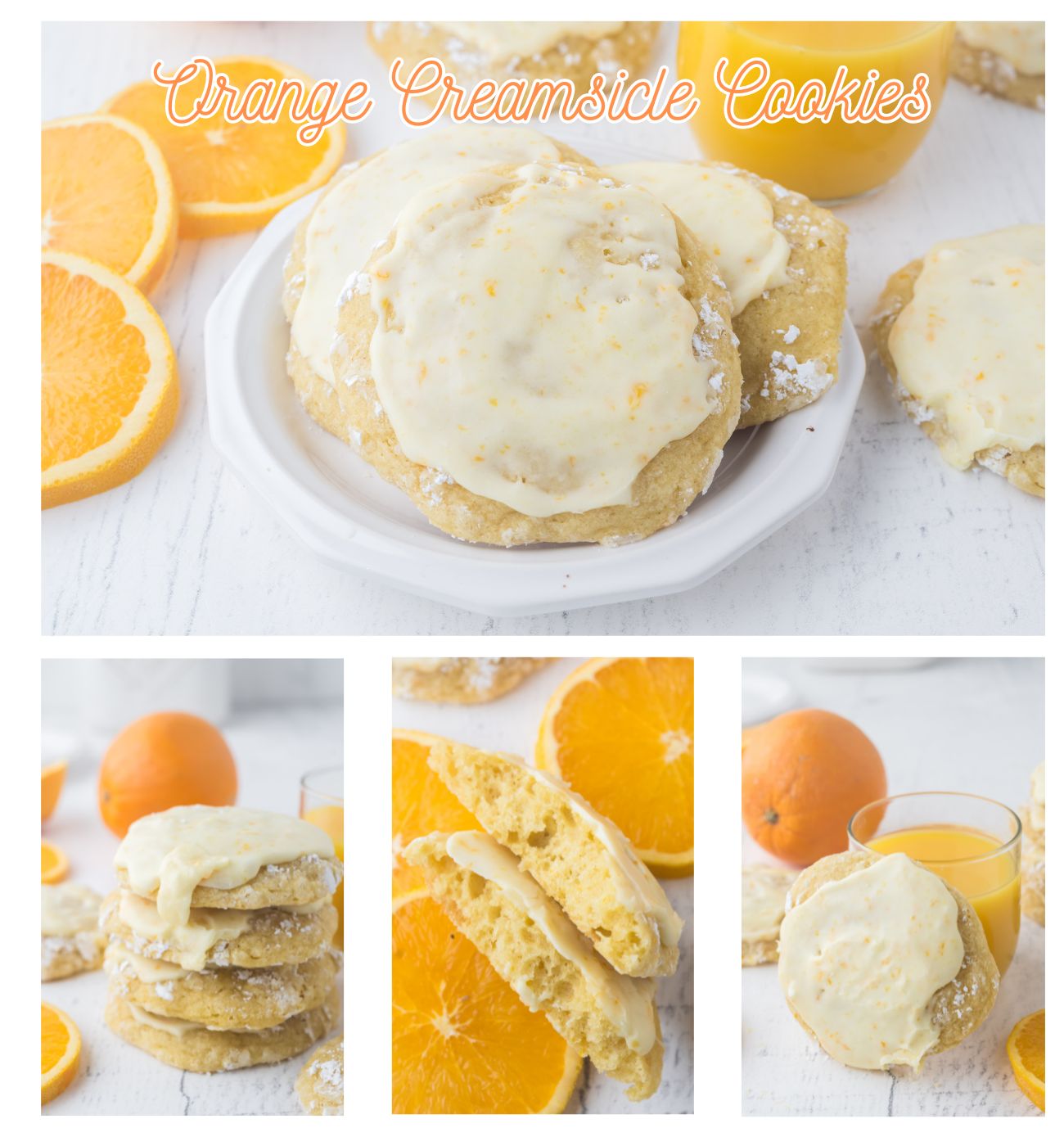 Orange Creamsicle Cookies