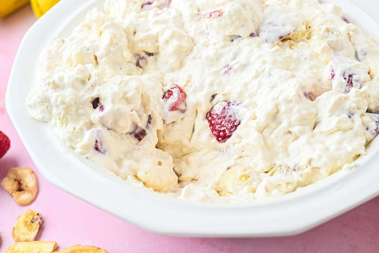 Strawberry Banana Cheesecake Salad Exclusive