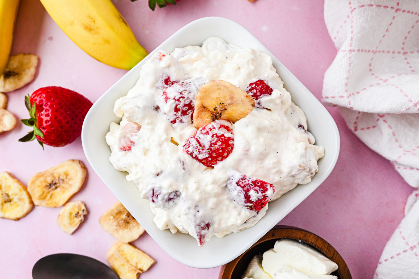 Strawberry Banana Cheesecake Salad Exclusive