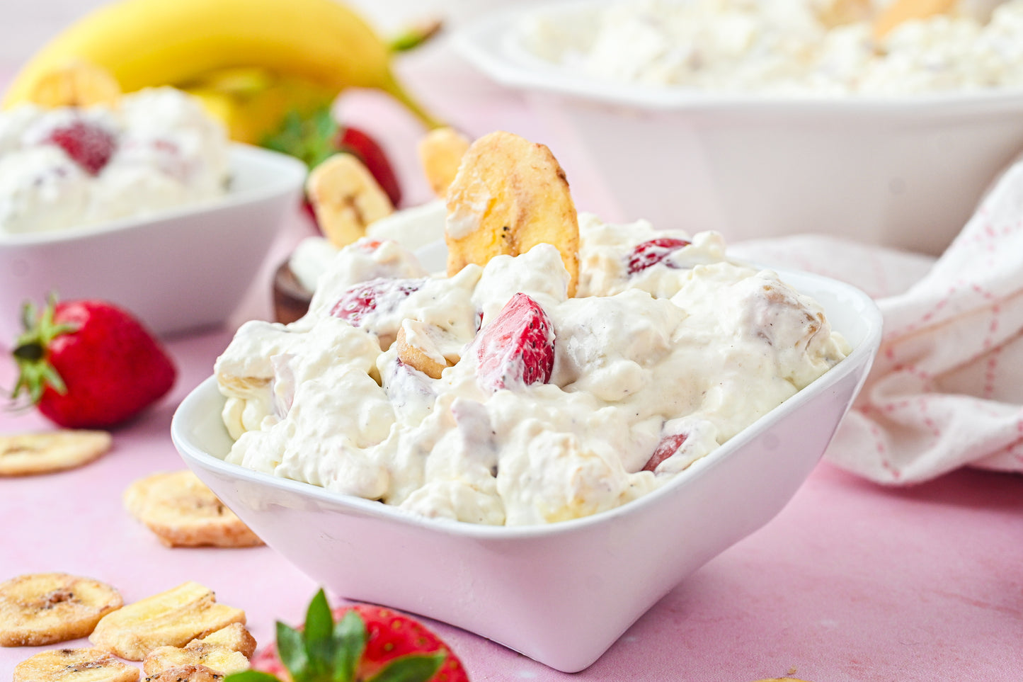 Strawberry Banana Cheesecake Salad Exclusive