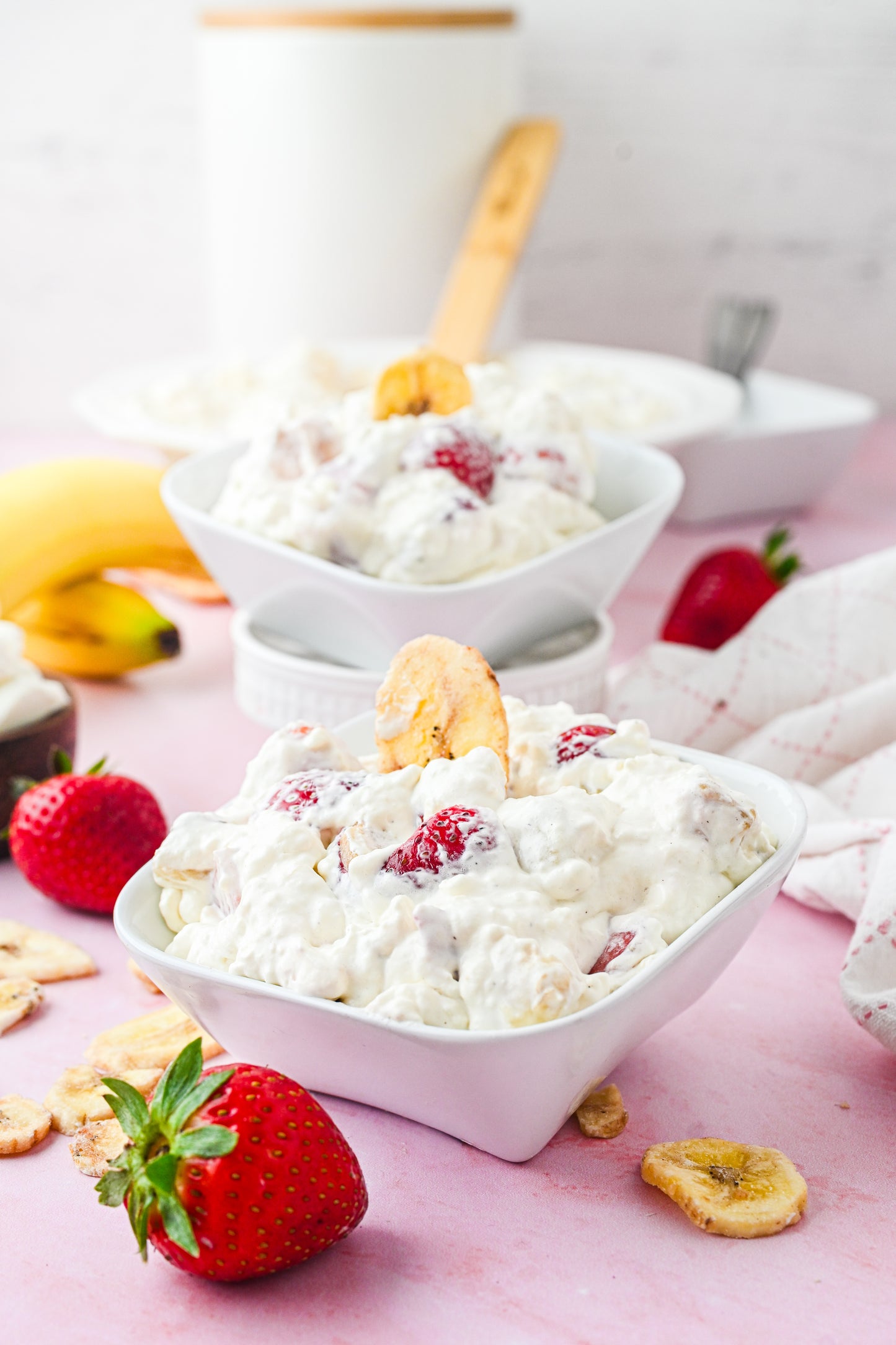 Strawberry Banana Cheesecake Salad Exclusive