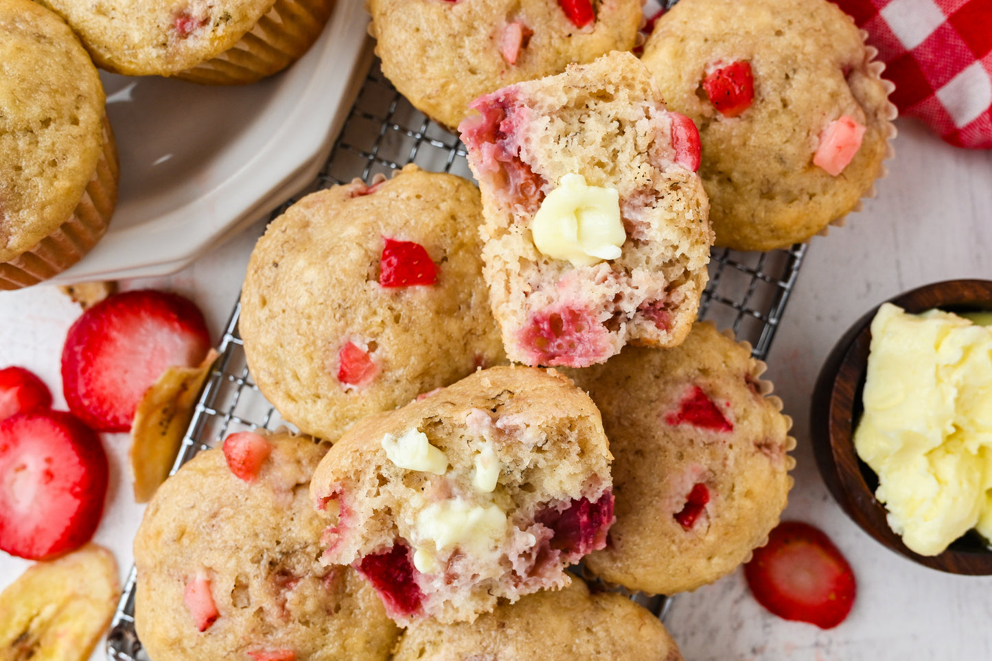 Strawberry Banana Muffins Exclusive